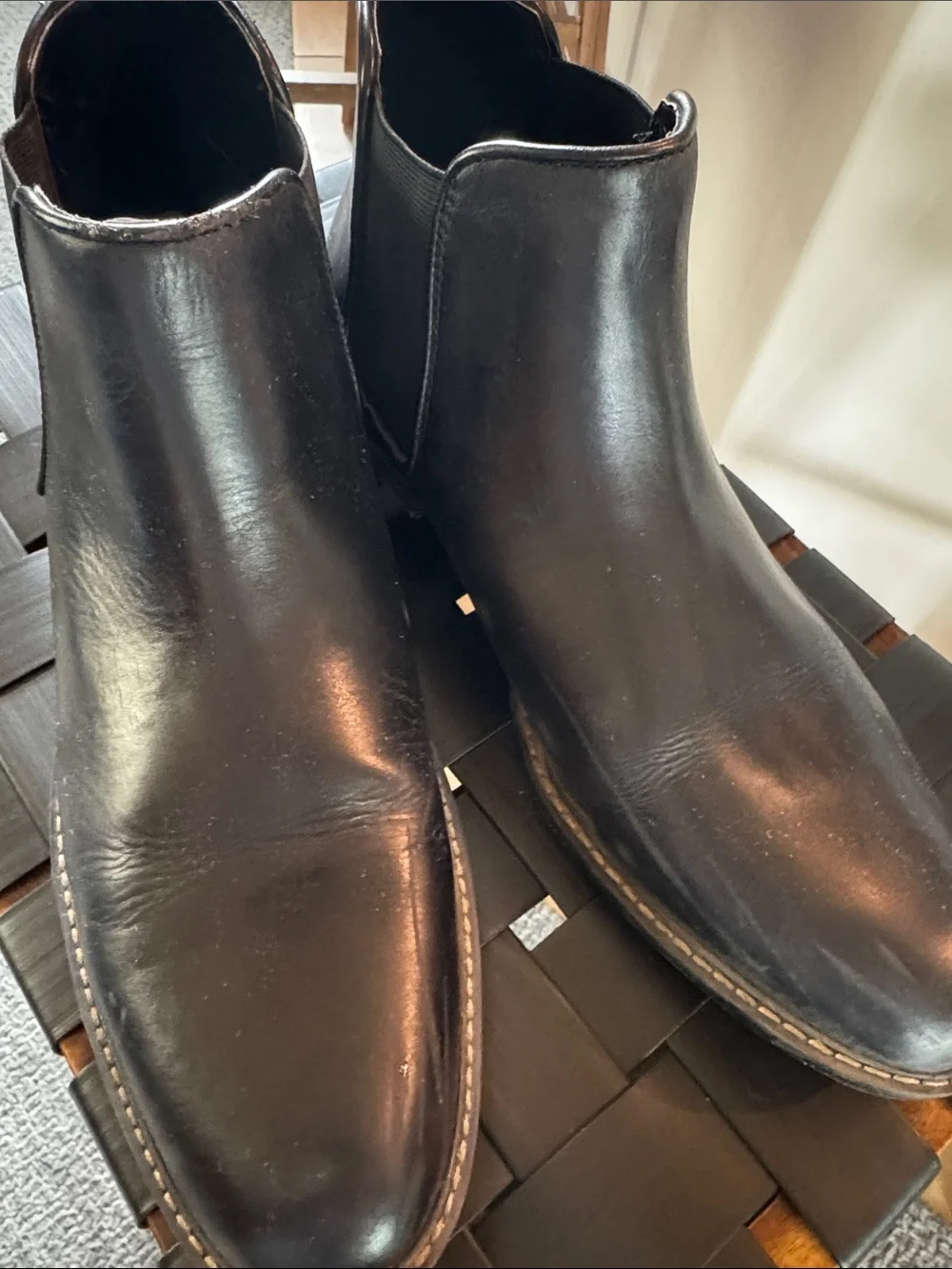 Nordstrom Black Leather Chukka Boots